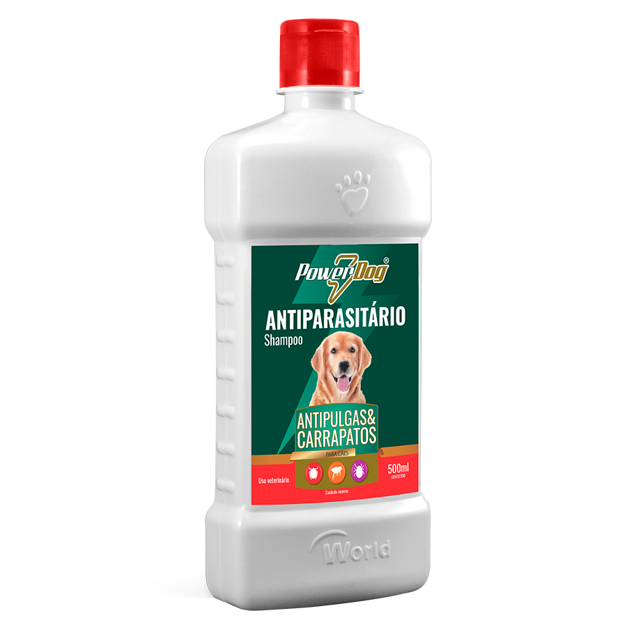 Shampoo Power Dog Antipulgas e Carrapatos